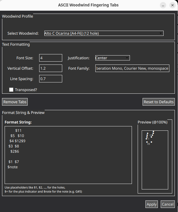 GUI, dark mode